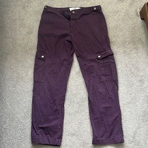 Mens Purple Cargo Pants